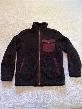 Pendleton River Rock Sherpa Fleece Jacket in Black